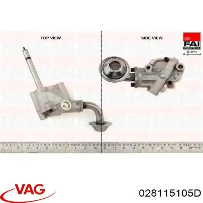 Pompa oleju VAG 028115105D cena, od 57,53 USD