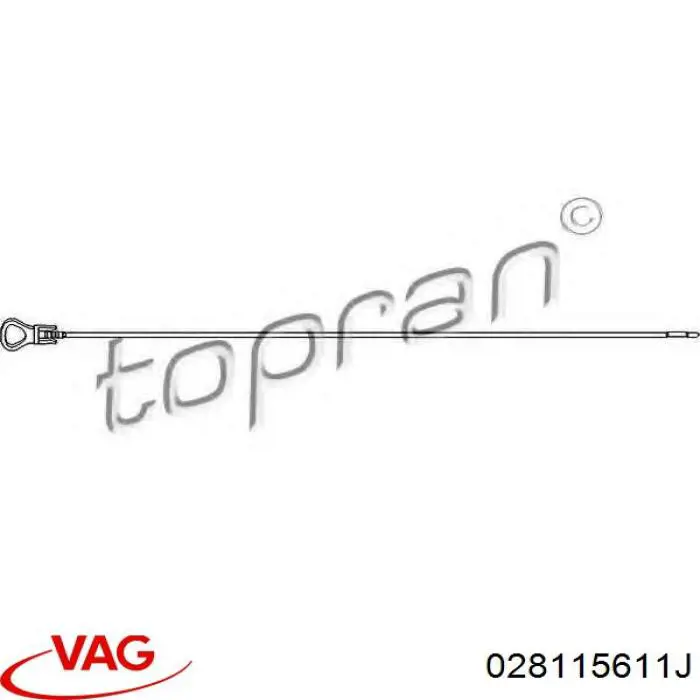 Bagnet poziomu oleju w silniku VAG 028115611J cena, od 3,41 USD