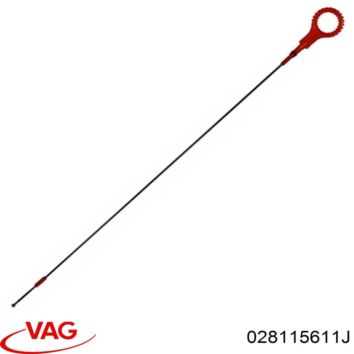 Do koszyka 028115611J VAG Bagnet poziomu oleju w silniku