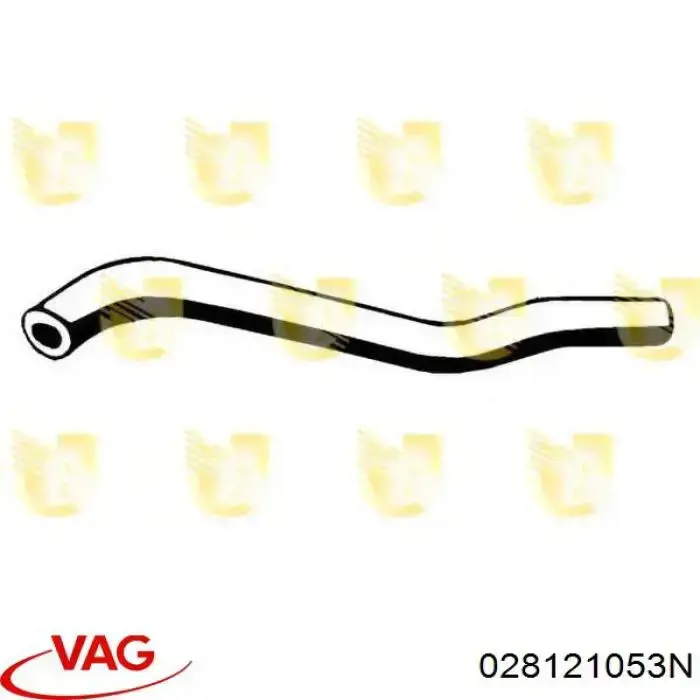 Przewód (króciec) układu chłodzenia VAG 028121053N cena, od 67,80 USD