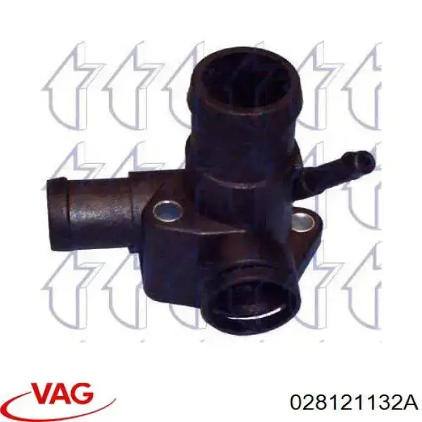 Do koszyka 028121132A VAG Kołnierz układu chłodzenia (trójnik)