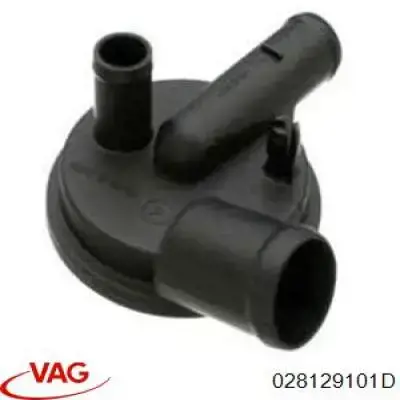 Do koszyka 028129101D VAG Zawór PCV odpowietrzający silnik