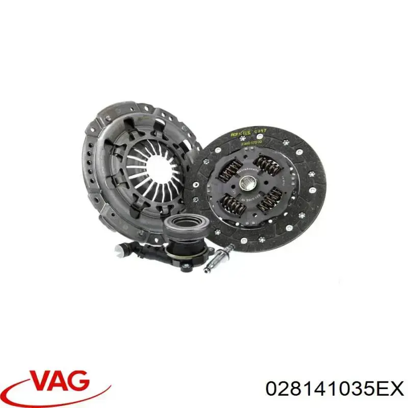 Tarcza sprzęgła VAG 028141035EX cena, od 43,81 USD