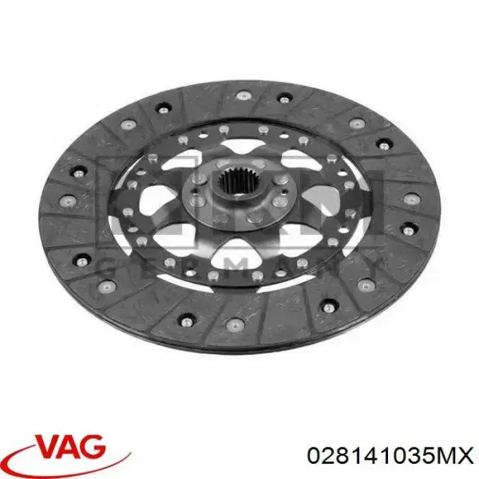 Do koszyka 028141035MX VAG Tarcza sprzęgła