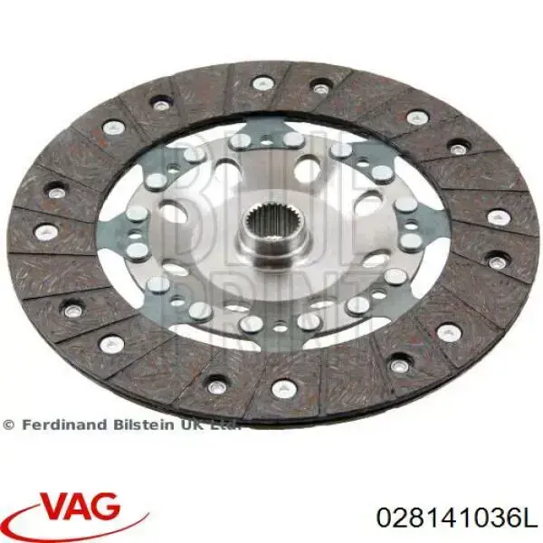 Tarcza sprzęgła 028141036L VAG
