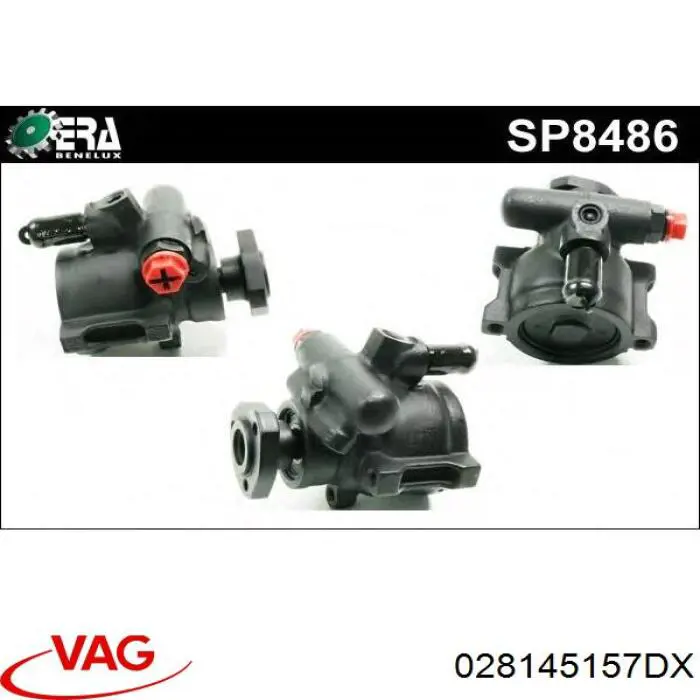 Pompa wspomagania hydraulicznego kierownicy 028145157DX VAG