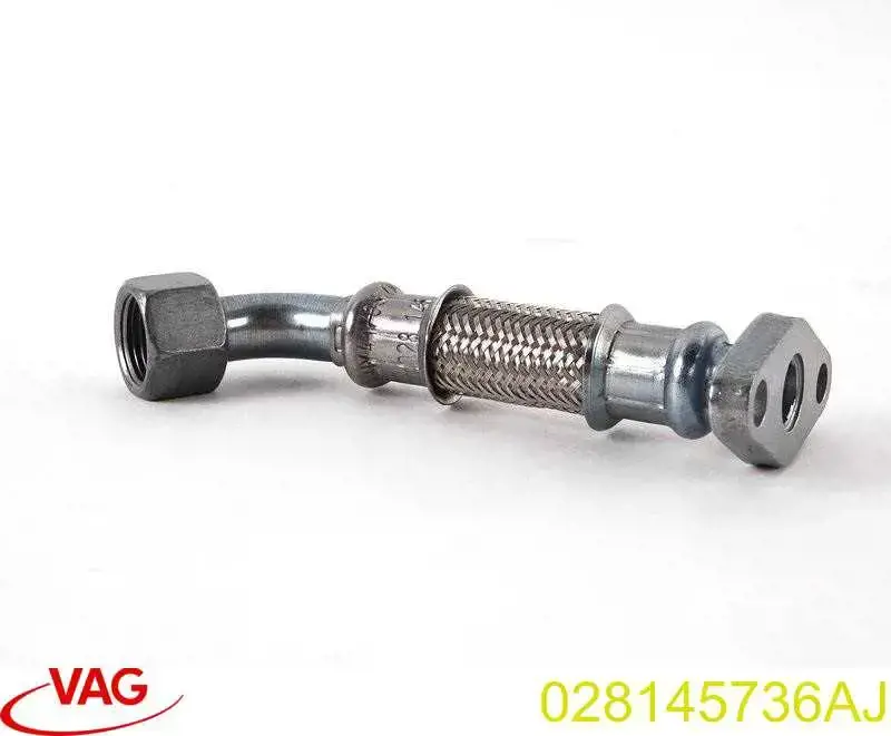 Do koszyka 028145736AJ VAG Rurka (przewód) spływu oleju z turbiny