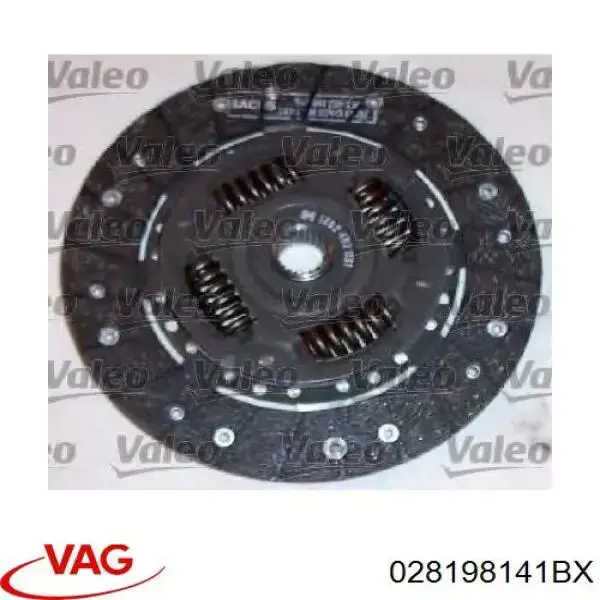 Zestaw sprzęgła (3 części) VAG 028198141BX cena, od 156,41 USD