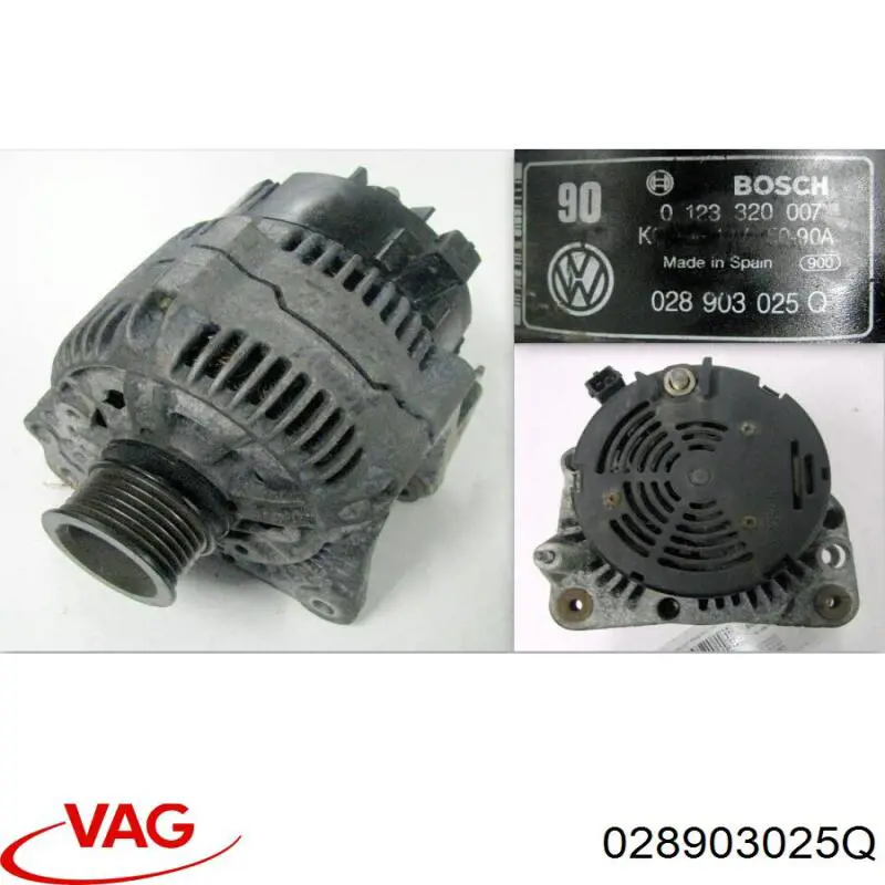 Alternator VAG 028903025Q cena, od 64,37 USD