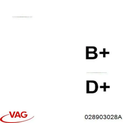Do koszyka 028903028A VAG Alternator