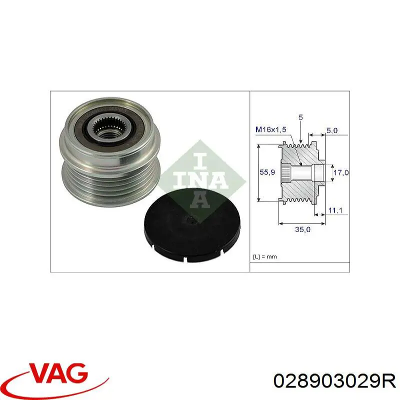 028903029R VAG Alternator