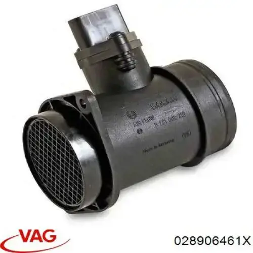 Czujnik przepływu powietrza, przepływomierz powietrza M.A.F. VAG 028906461X cena, od 46,88 USD