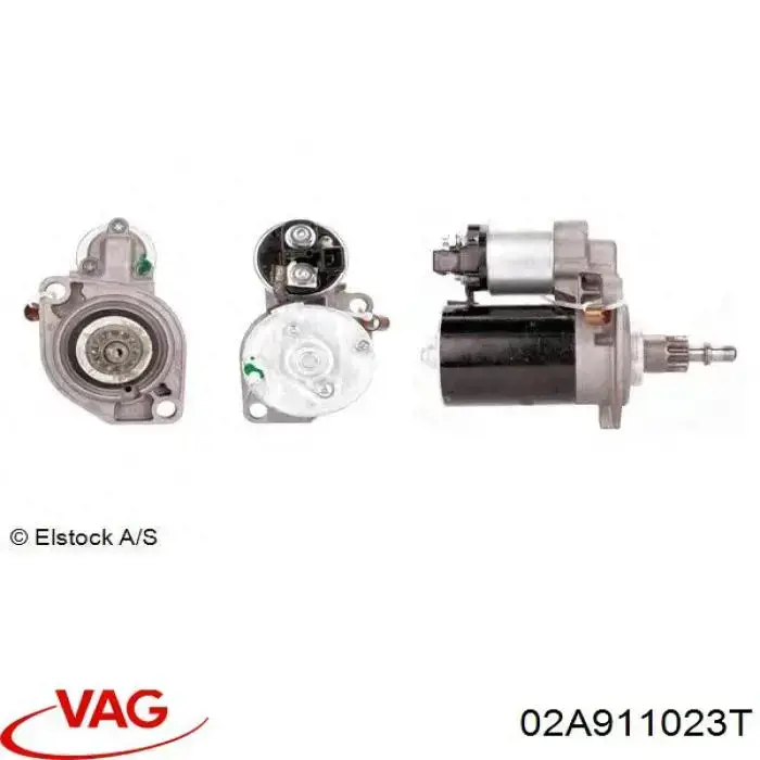 Do koszyka 02A911023T VAG Rozrusznik