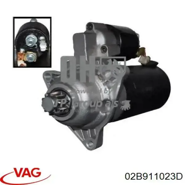 Do koszyka 02B911023D VAG Rozrusznik