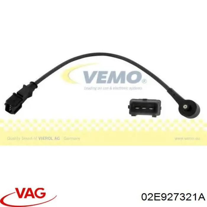 Czujnik prędkości 02E927321A VAG