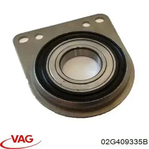 Łożysko podwieszane półosi przedniej VAG 02G409335B cena, od 69,11 USD