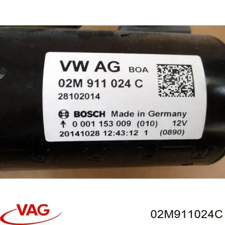 Do koszyka 02M911024C VAG Rozrusznik