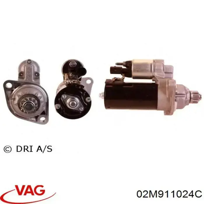 Rozrusznik VAG 02M911024C cena, od 98,24 USD