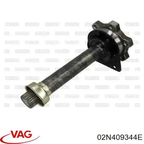 Do koszyka 02N409344E VAG Wał napędowy półosi pośredni