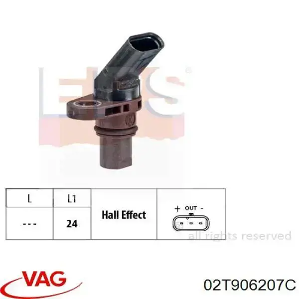 02T906207C VAG czujnik prędkości