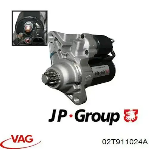 Rozrusznik 02T911024A VAG