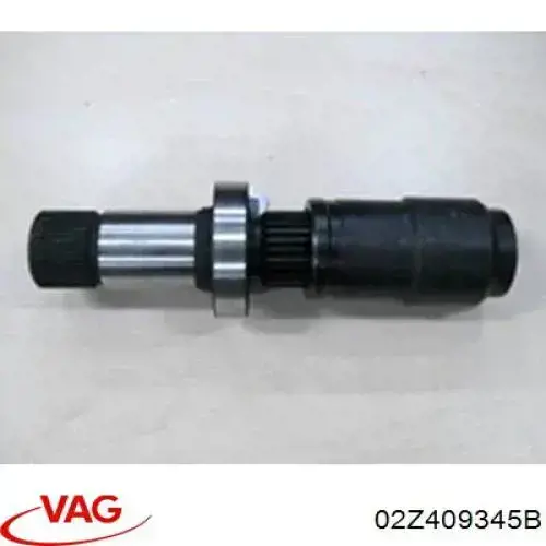 Do koszyka 02Z409345B VAG Wał napędowy półosi pośredni