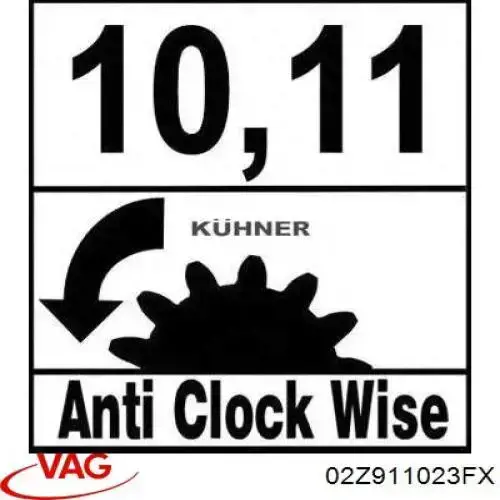02Z911023FX VAG Rozrusznik