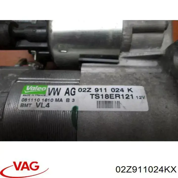 Do koszyka 02Z911024KX VAG Rozrusznik