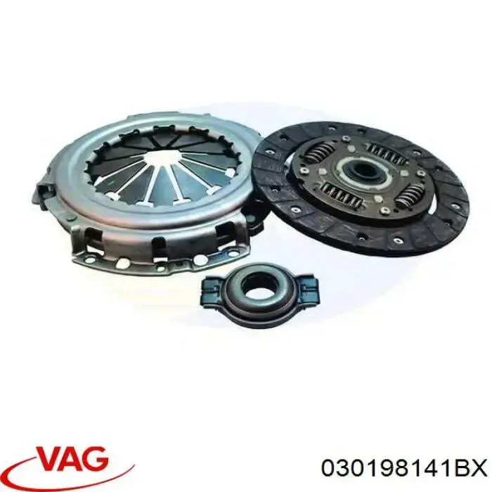 Do koszyka 030198141BX VAG Zestaw sprzęgła (3 części)