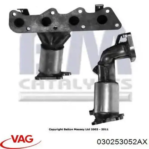 Konwerter-katalizator VAG 030253052AX cena, od 216,79 USD