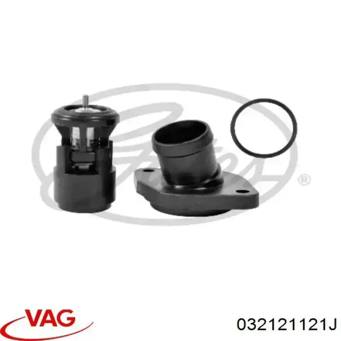 Kołnierz układu chłodzenia (trójnik) VAG 032121121J cena, od 5,11 USD