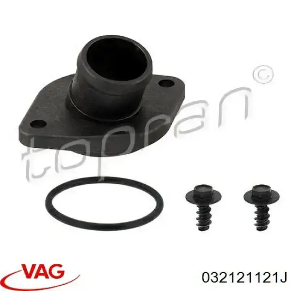 Kołnierz układu chłodzenia (trójnik) 032121121J VAG