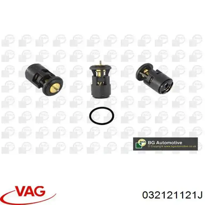 Do koszyka 032121121J VAG Kołnierz układu chłodzenia (trójnik)