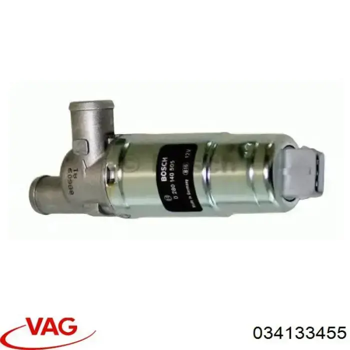 Do koszyka 034133455 VAG Regulator biegu jałowego