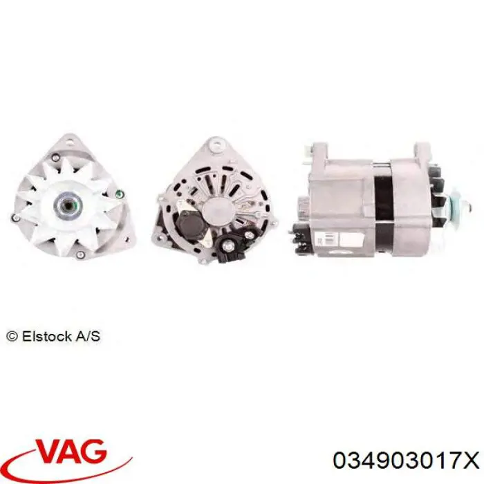 034903017X VAG Alternator