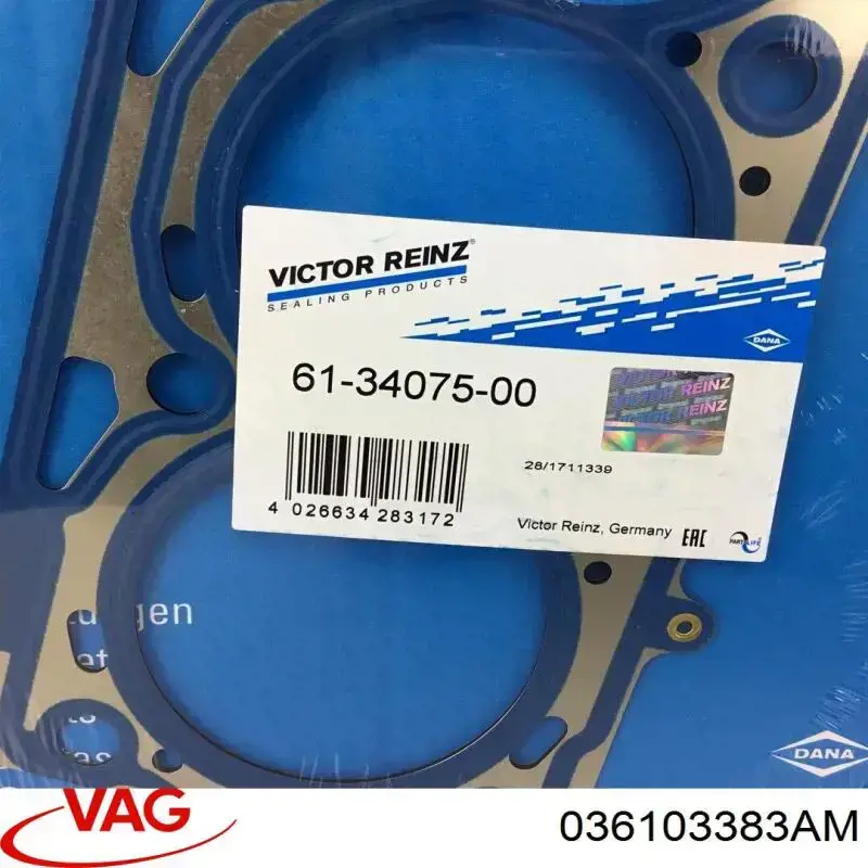 Uszczelka głowicy cylindrów 036103383AM VAG