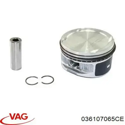 036107065CE VAG Tłok, komplet do jednego cylindru, STD