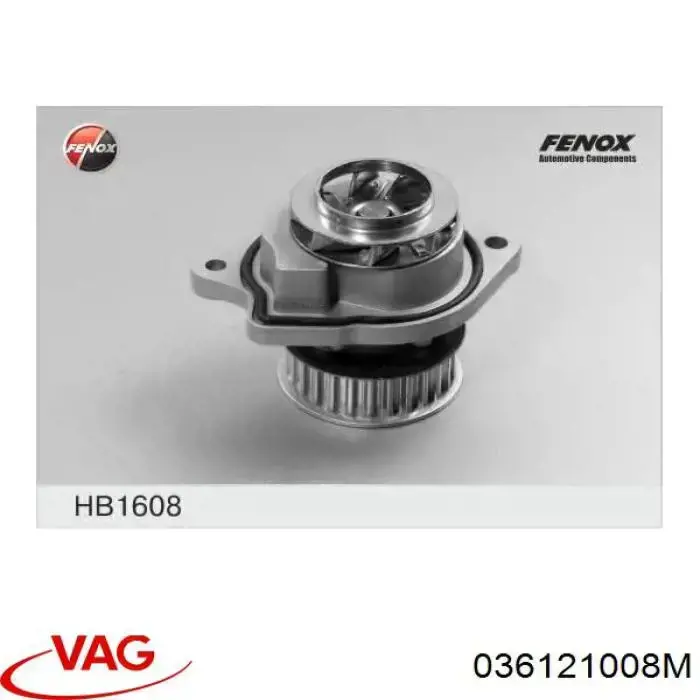 Pompa chłodząca wodna 036121008M VAG