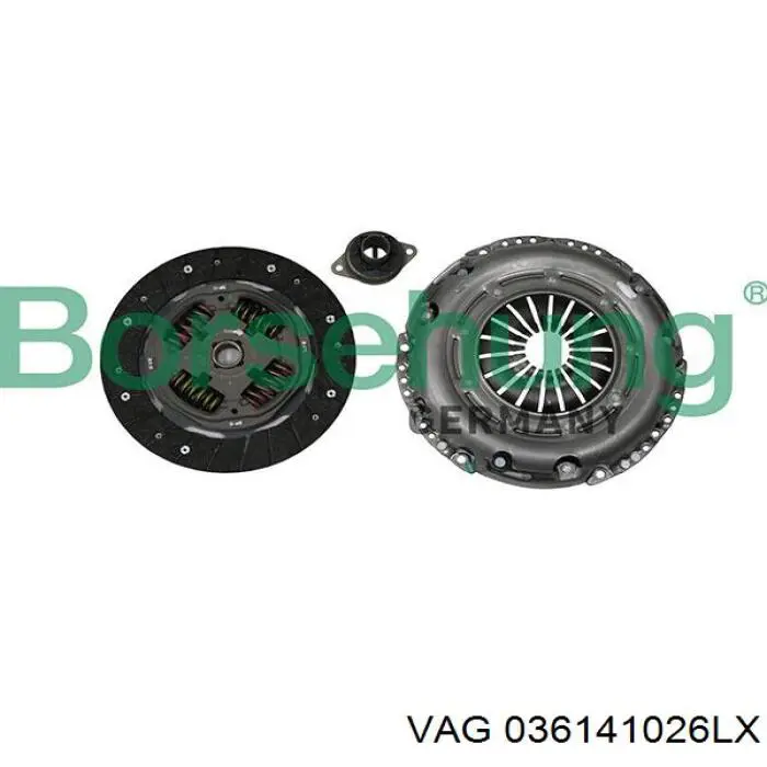 Do koszyka 036141026LX VAG Docisk sprzęgła