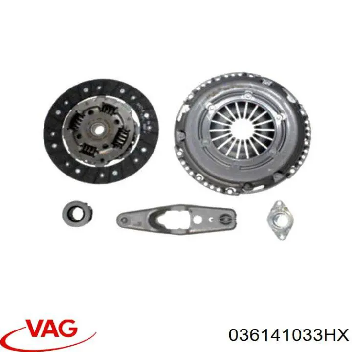 Do koszyka 036141033HX VAG Tarcza sprzęgła