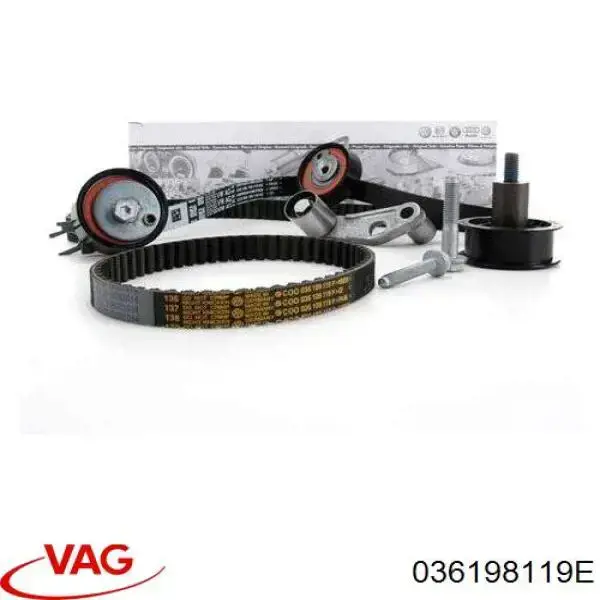 Pasek rozrządu, zestaw VAG 036198119E cena, od 142,37 USD