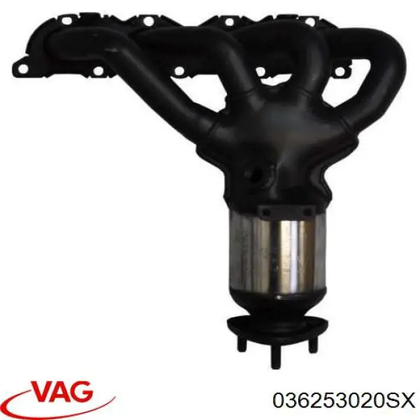 Kolektor wydechowy VAG 036253020SX