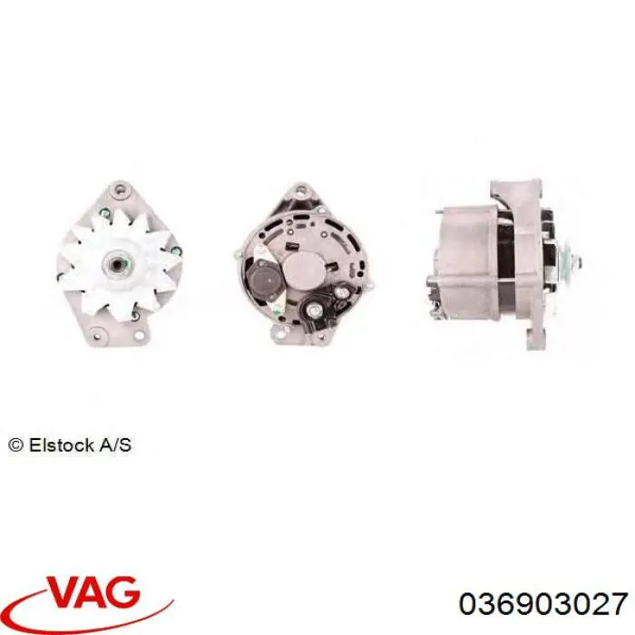 Alternator VAG 036903027 cena, od 73,21 USD