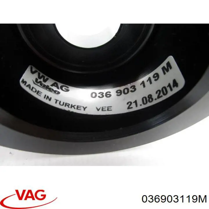Do koszyka 036903119M VAG Koło pasowe alternatora