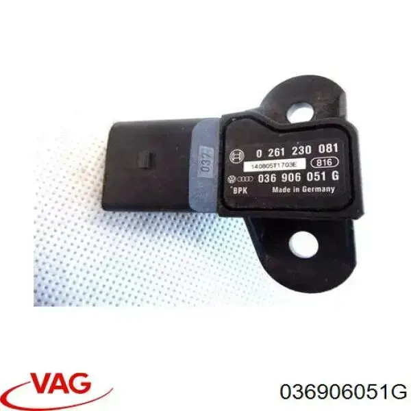 Czujnik ciśnienia w kolektorze ssącym, MAP VAG 036906051G cena, od 64,76 USD