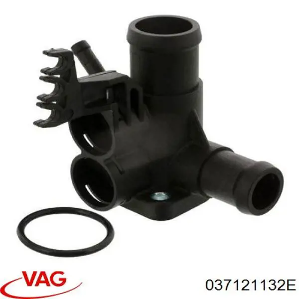 Do koszyka 037121132E VAG Kołnierz układu chłodzenia (trójnik)