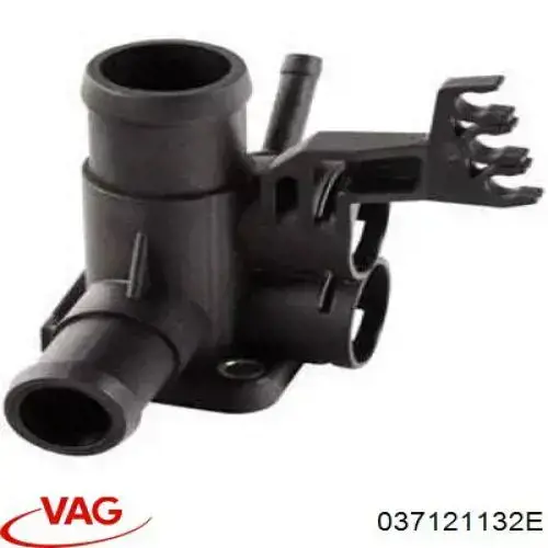 Kołnierz układu chłodzenia (trójnik) 037121132E VAG