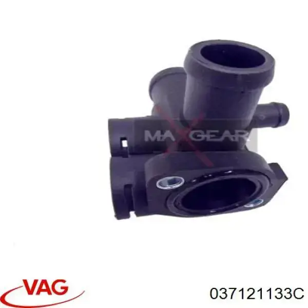 Kołnierz układu chłodzenia (trójnik) VAG 037121133C cena, od 7,25 USD