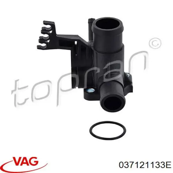 Kołnierz układu chłodzenia (trójnik) 037121133E VAG