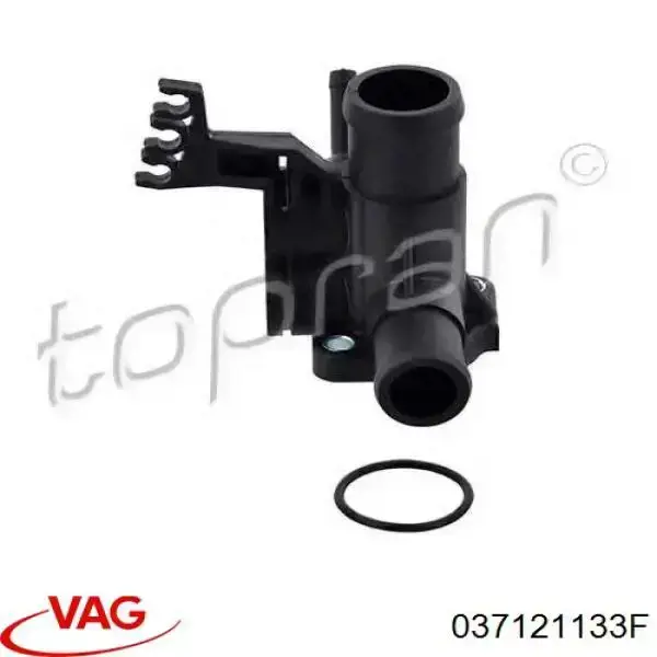 Kołnierz układu chłodzenia (trójnik) 037121133F VAG